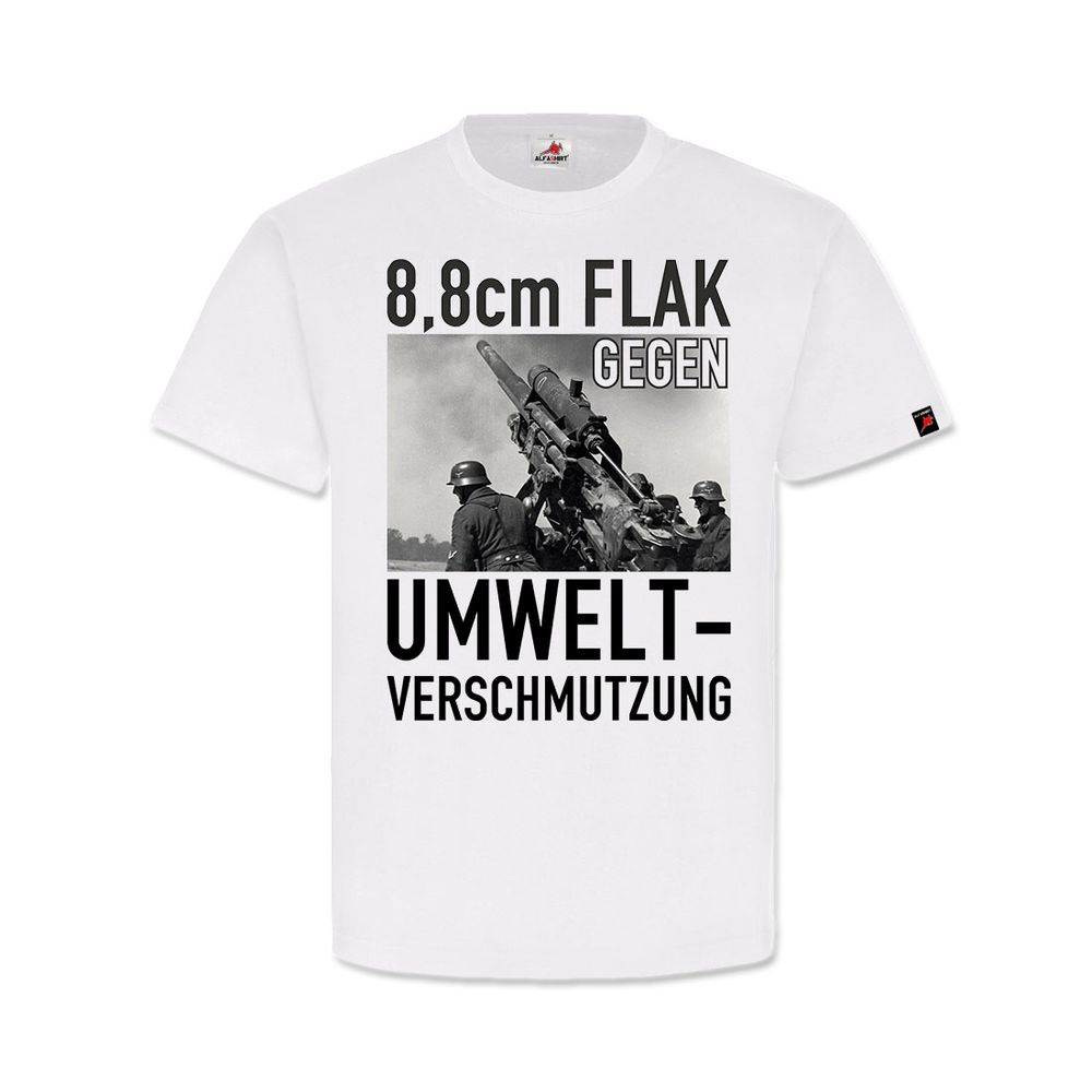 8.8cm Flak against environmental pollution anti-aircraft cannon humor fun joke #31787
