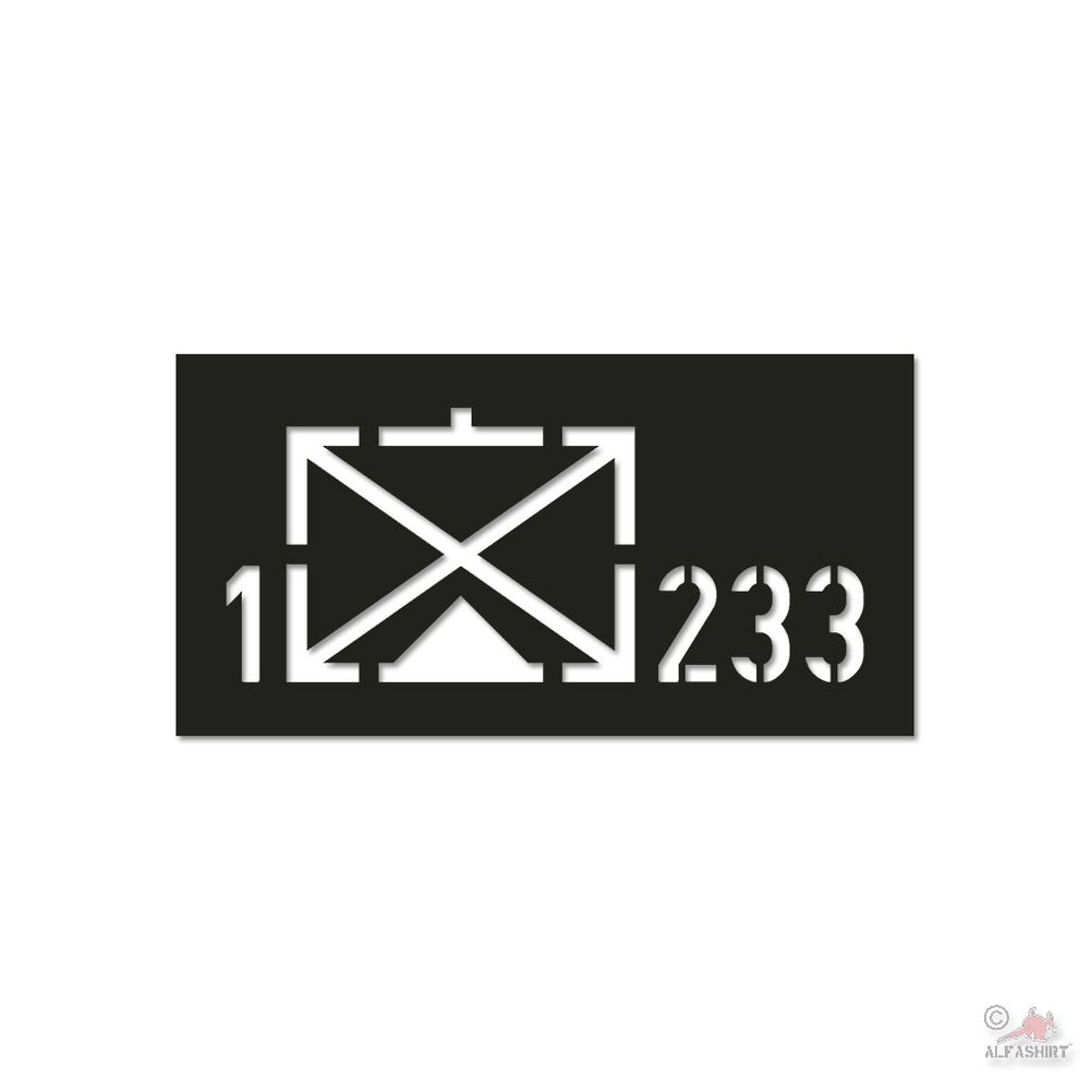 1 GebJgBtl 233 Krad Mountaineer Btl 18x8 cm Paint Stencil Sticker # A4746