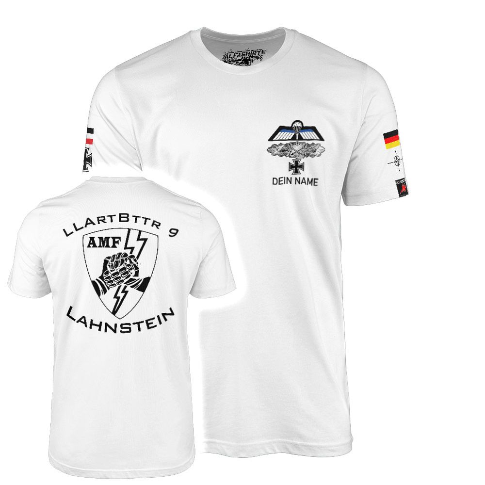 LLArtBttr 9 Lahnstein AMF Luftlandeartilleriebatterie Luftlande T Shirt #25607