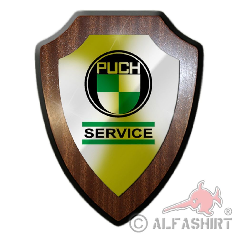 Puch Service Logo Oldtimer Werke Motorcycle Bicycle Blazon # 19802