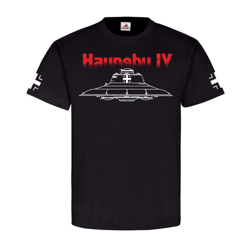 Haunebu Iv Prototyp Wk Wunderwaffe Wh Luftwaffe Ufo- T Shirt #4361