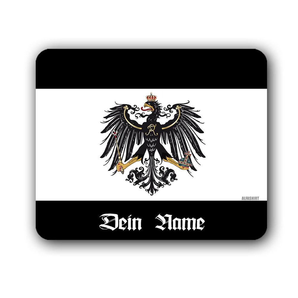 Mousepad Prussia name Adler Preuße mouse pad Freidrich Große Deutschland # 35058