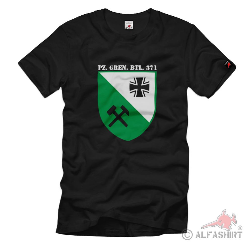 PzGrenBtl 371 Panzer Track Vehicle Grenadier Gun Brigade T Shirt # 1472