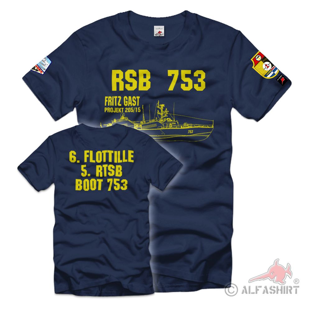RSB 753 Fritz Gast Projekt 205 15 Besatzung Dranske Obermaat Volksmarine #40190