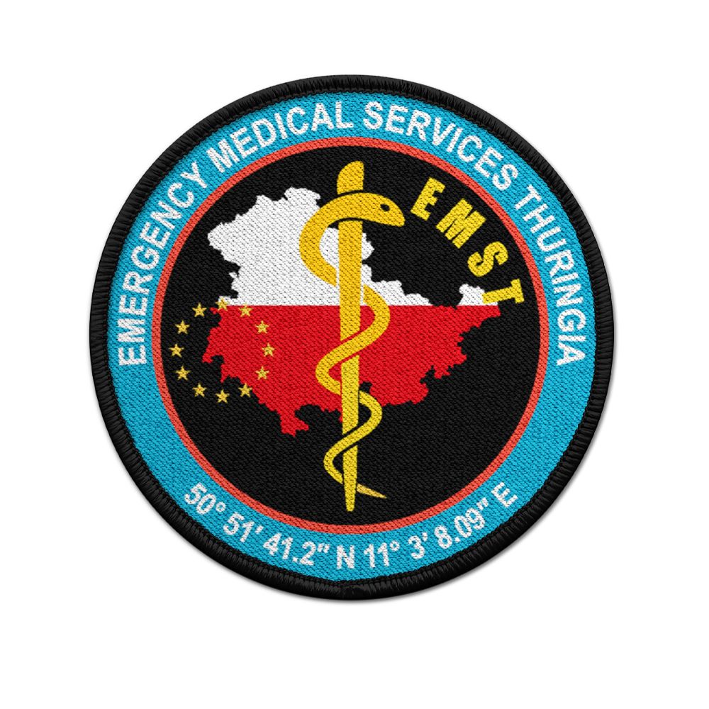 EMST Rescue Service Thuringia Federal State Germany outline Äskulap # 32766