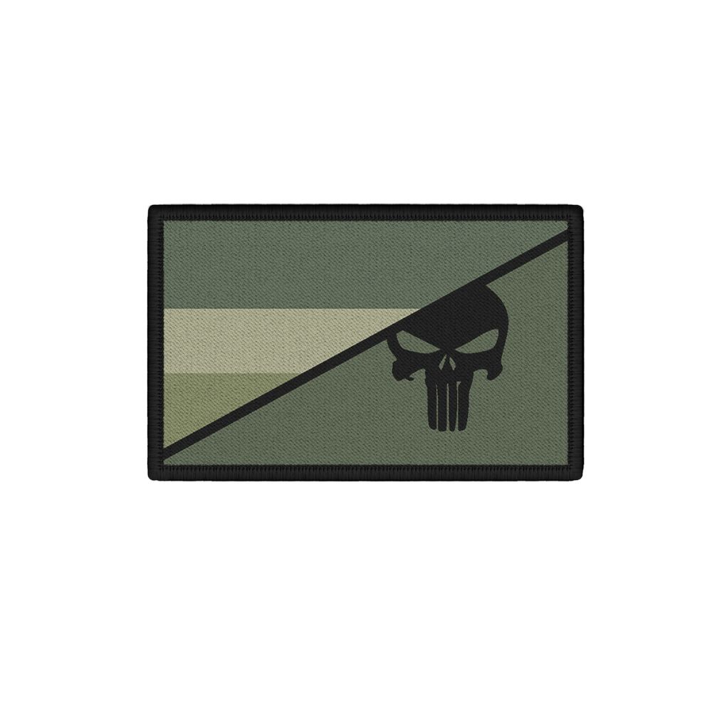 Netherlands Skull Flag Sand Tactical Infidel Soldier Desert Color Patch # 27663