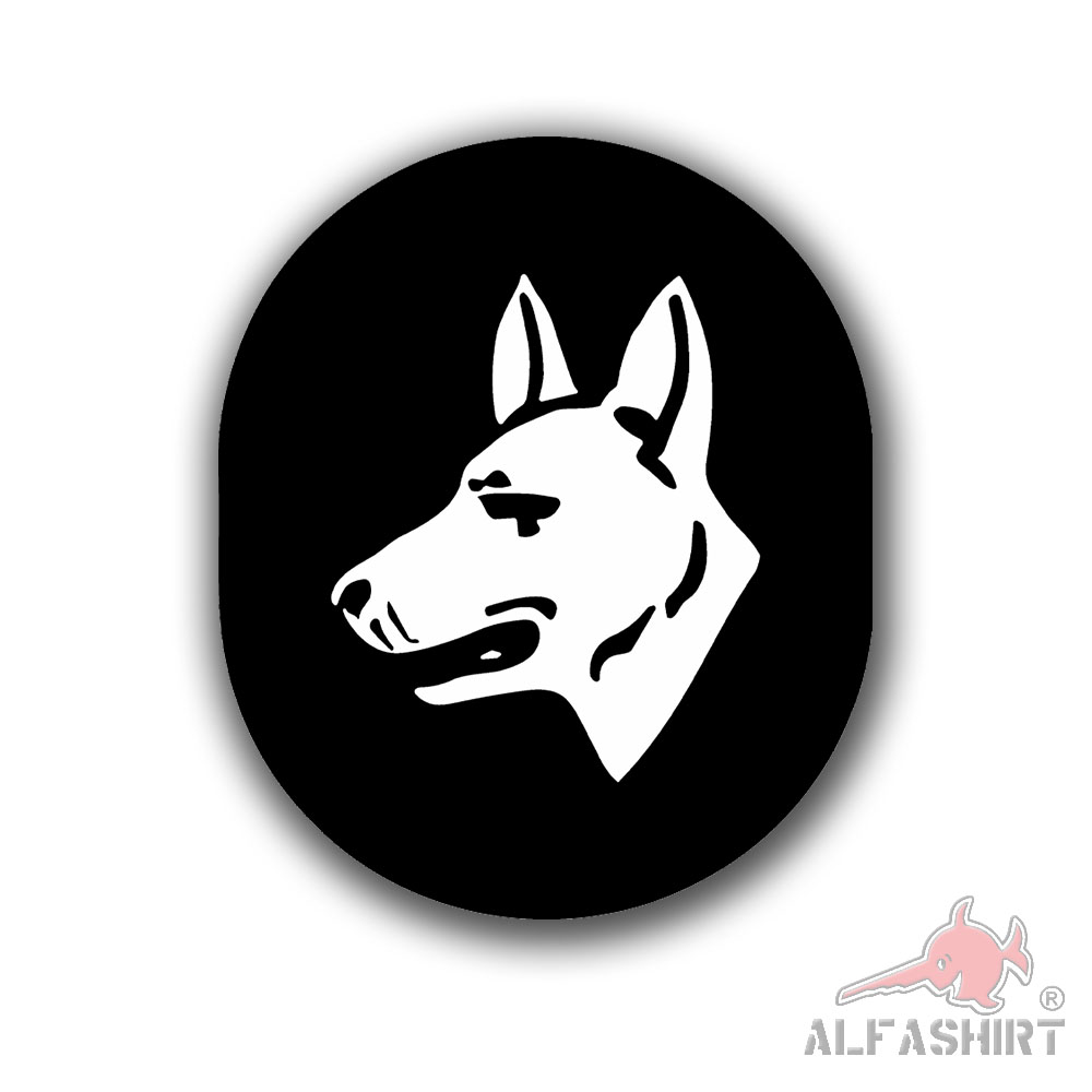 Aufkleber NVA Dienstlaufbahn Abzeichen 18x15cm Diensthundeführer #A6341
