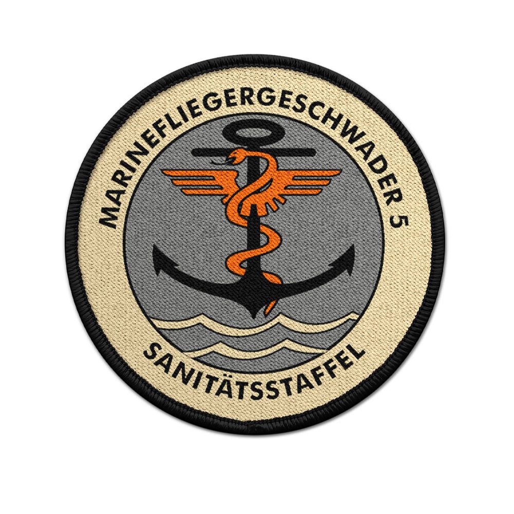 Patch 75mm Marine Aviation Squadron 5 MFG Marine Sea Sea Anchor Aesculapius #43965