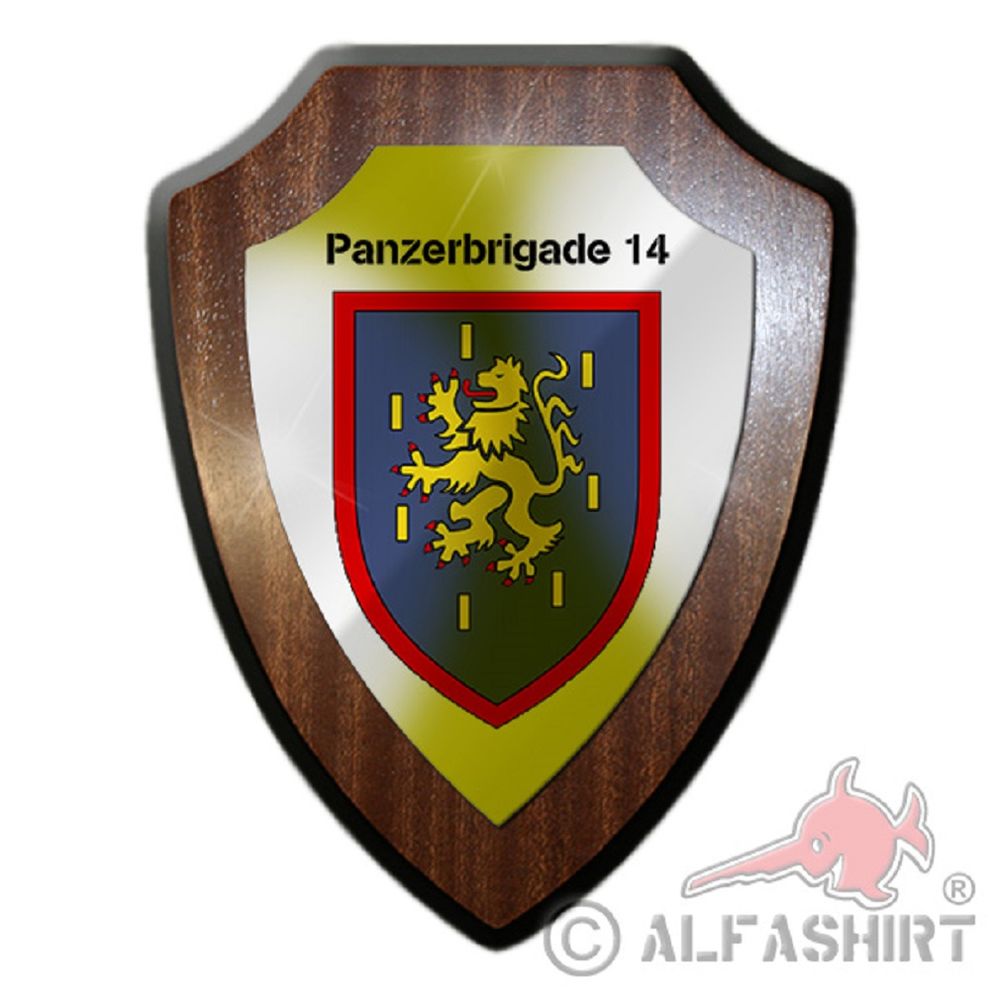 Tank brigade 14 PzBrig army bw unit company military blazon # 19894