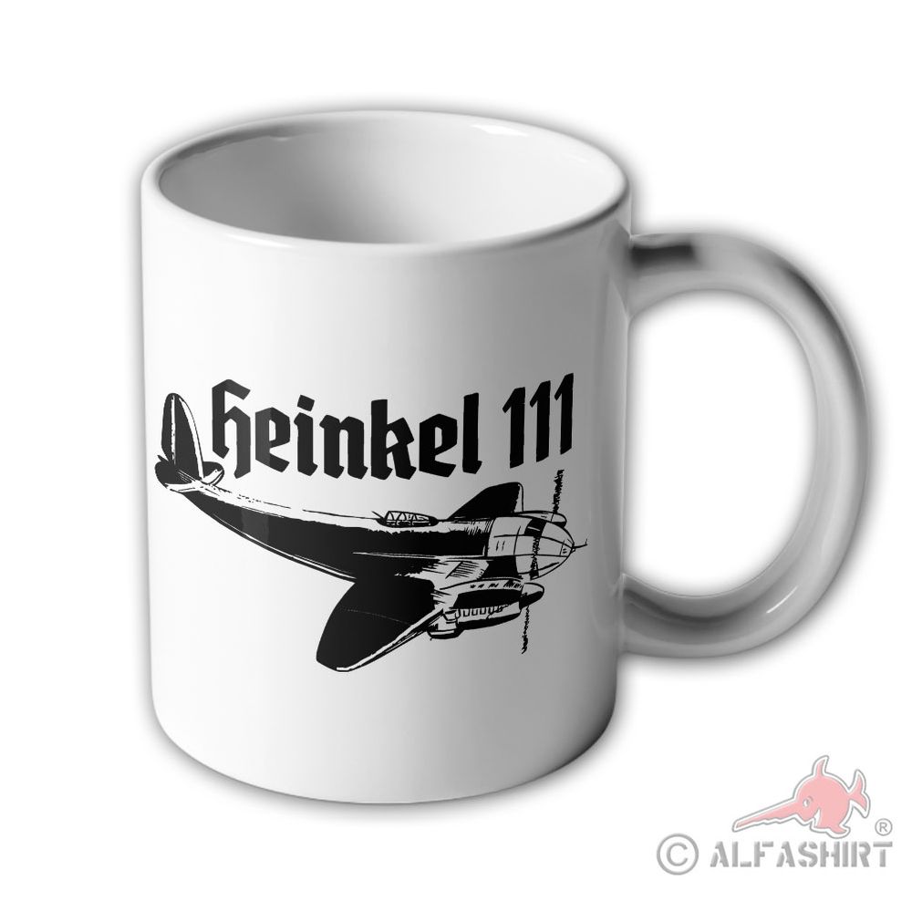 Tasse Heinkel He 111 Bomber Flugzeug Luftwaffe #1801