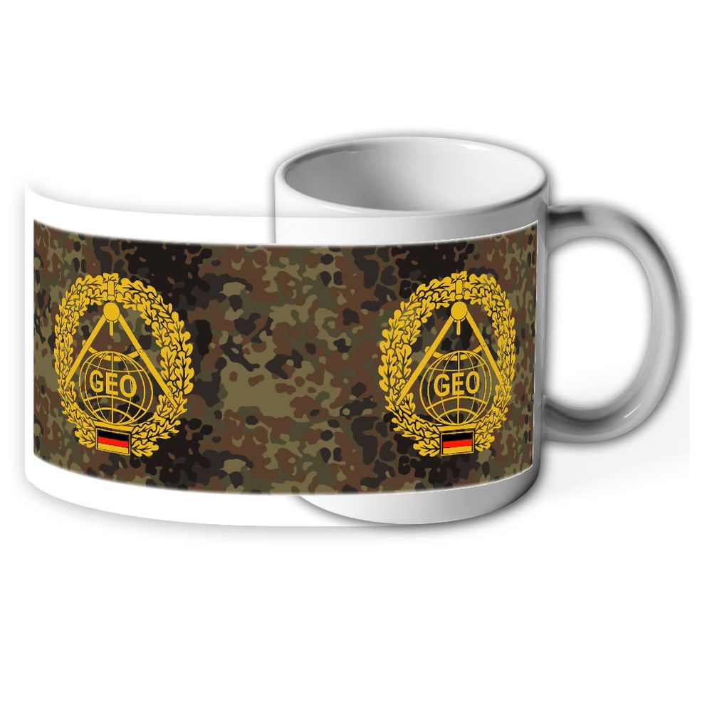 Topographie Kartografie Geowissenschaften Barettabzeichen Tasse - #1970