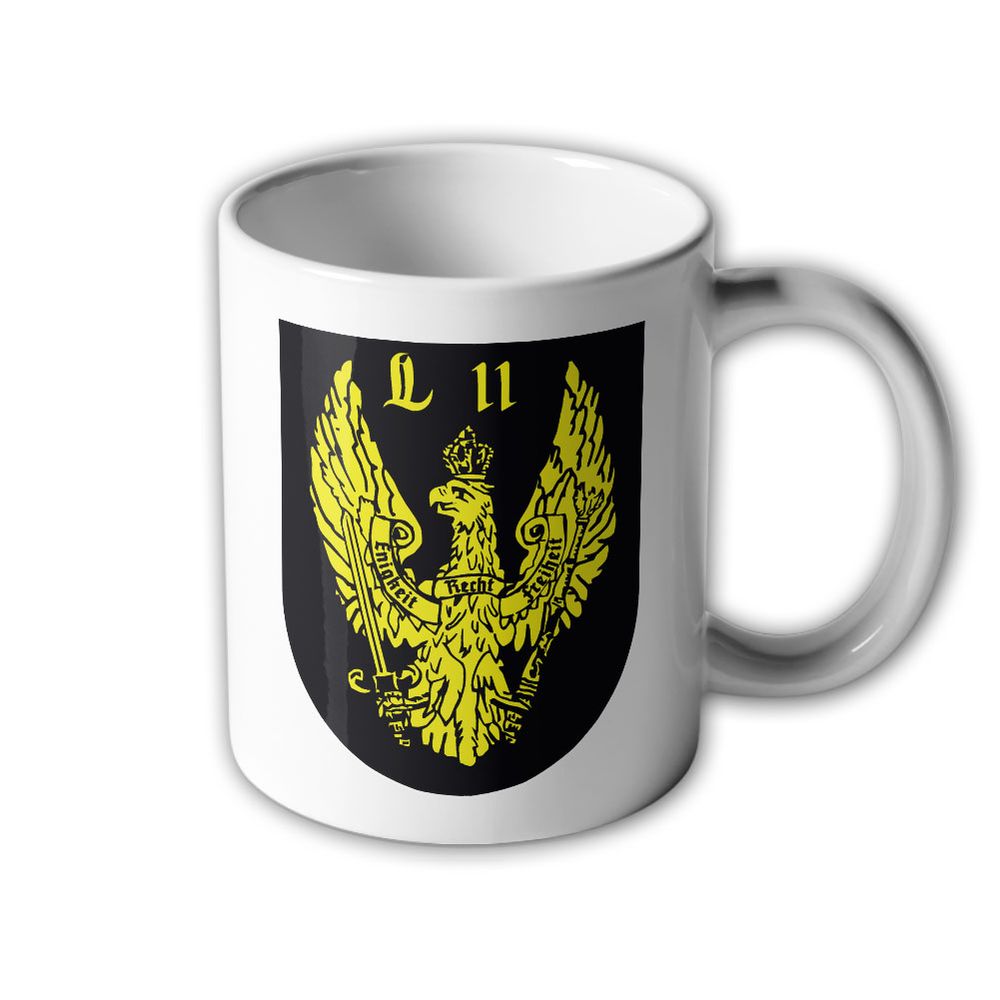 Tasse  PzAufkLLehrBtl 11 Panzeraufklärungslehrbataillon Abzeichen Bataillon #31913