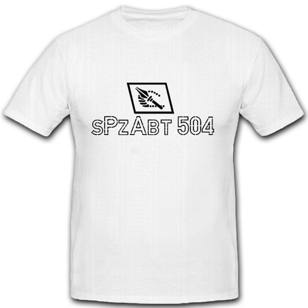 sPzAbt 504 Variante 3b Emblem Tiger Panzer - T Shirt #10568