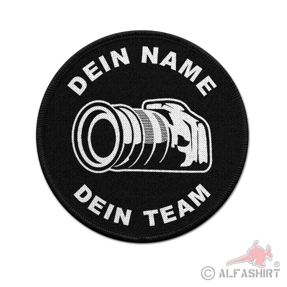 Patch Photographer Personalisiert Kamera Dein Name Team Landschaft #37378
