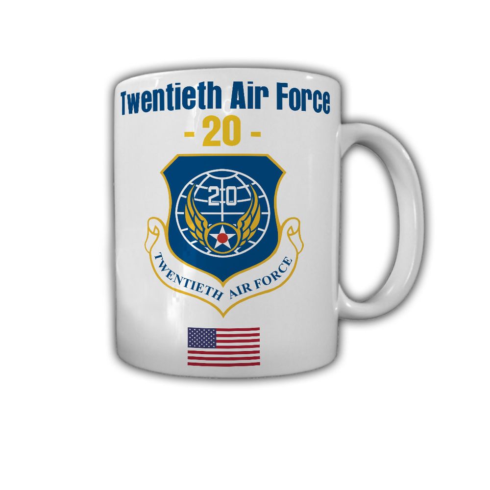 Tasse Twentieth Air Force USAAF United States Air Force US Amerika Bomber #30103