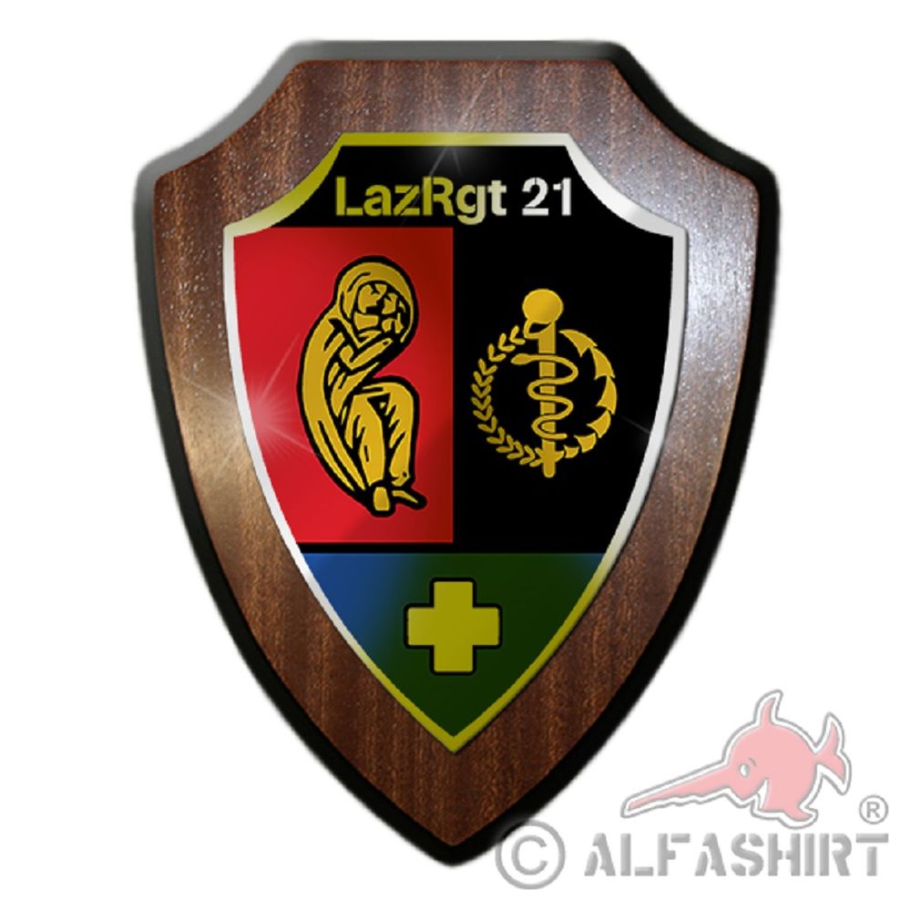 LazRgt 21 Lazarettregiment Sanitäter Westerwald Militär Wappenschild #19812
