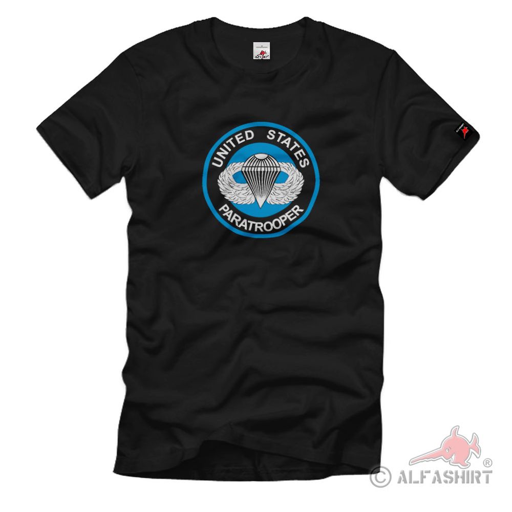 Us Paratrooper Fallschirmspringer Militär Fallschirmjäger T Shirt #2926