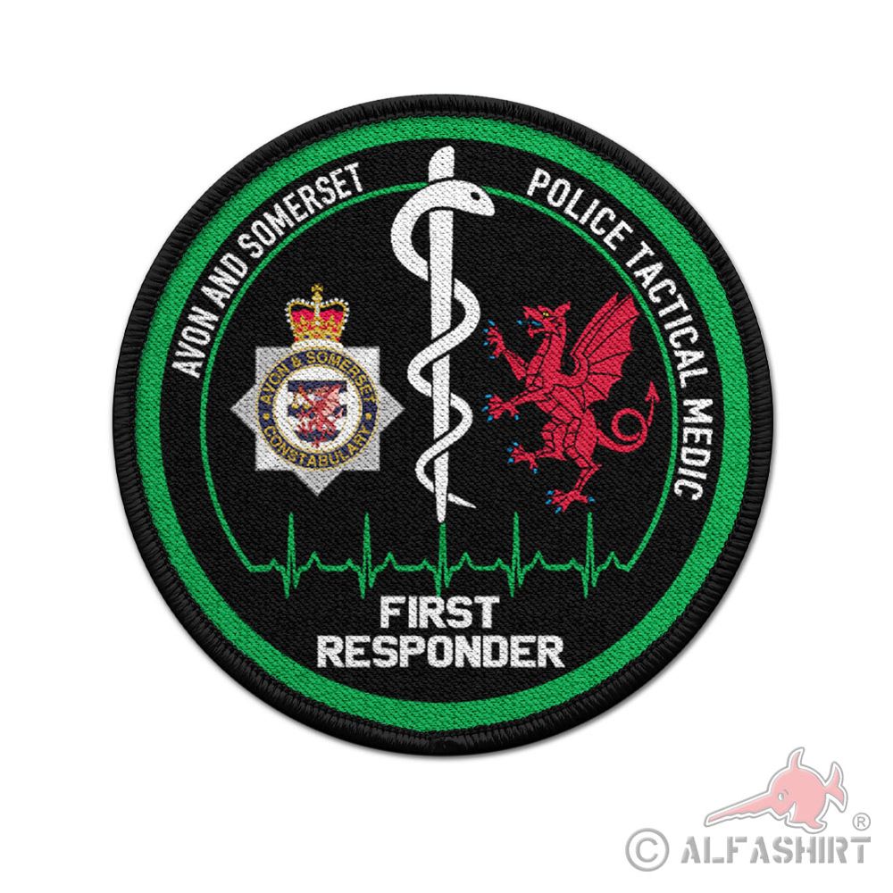 Patch Rund Avon and Somerset Police Constabulary Great Britain Responder #40940