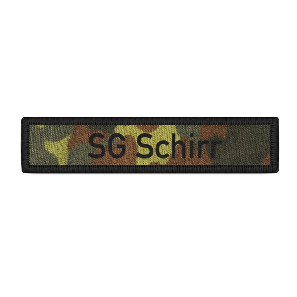 Patch Namensband SG Schirr Bundeswehr Essgeschirr Stabsgefreiter BW #35038