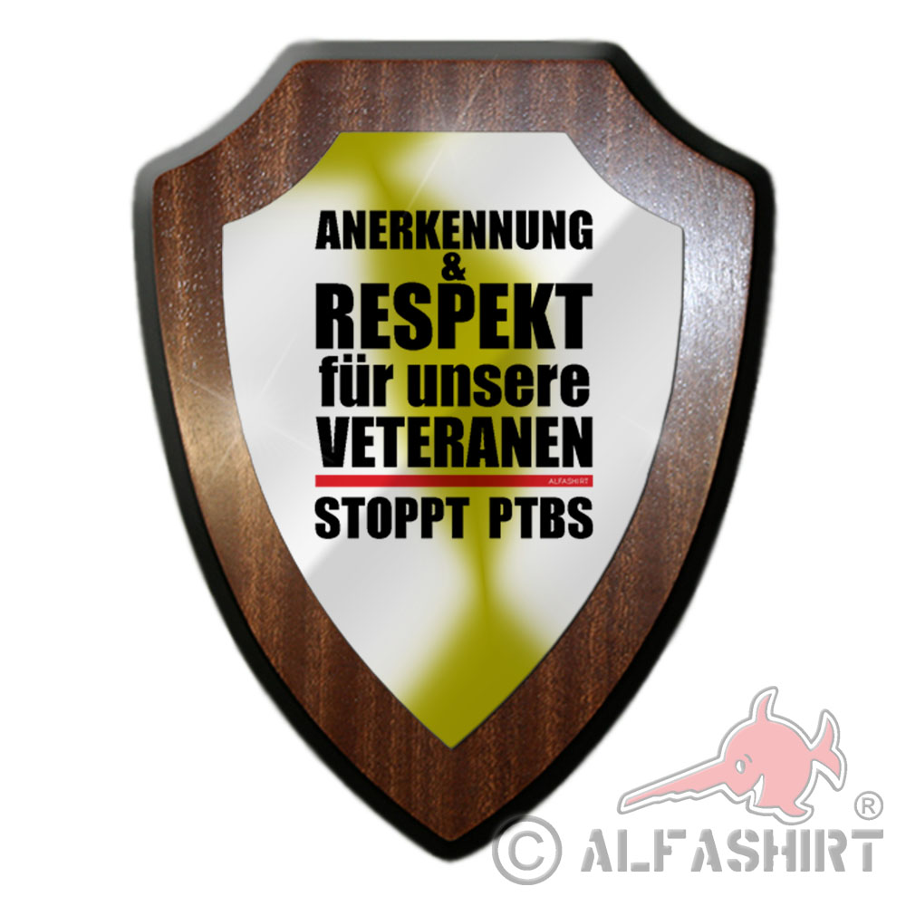 Heraldic shield recognition & respect for our veterans Bundeswehr # 27932