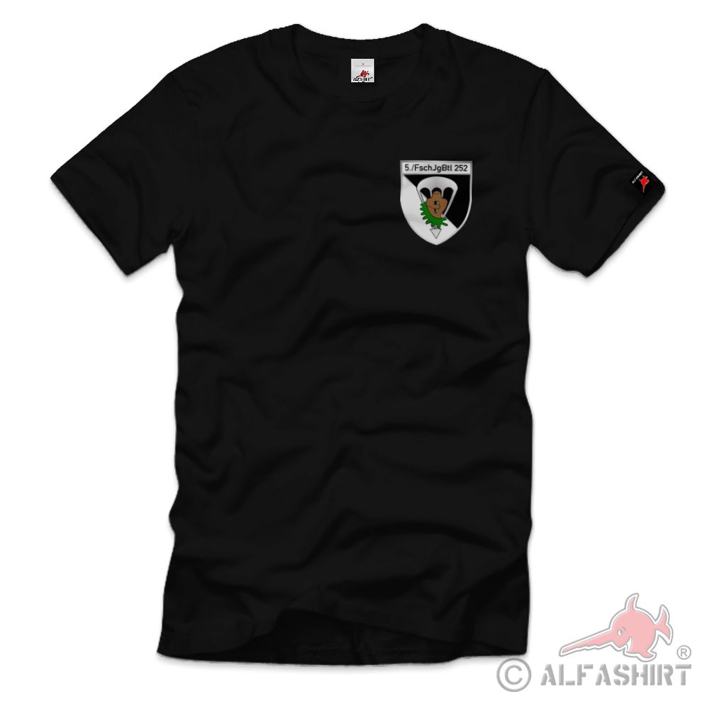 5- FschJgBtl 252 Totenkopf Nagold Fallschirmjäger Kompanie T-Shirt#39162