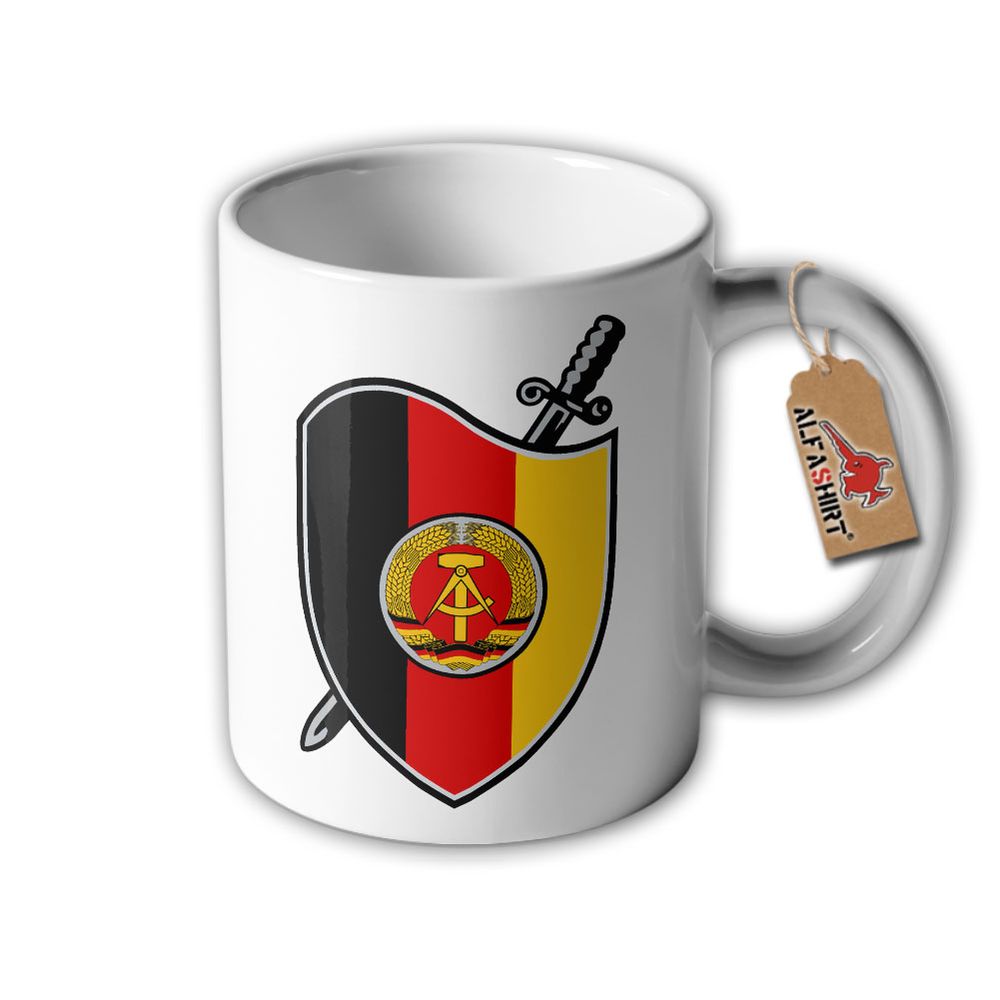 MfS Stasi Ministerium für Staatssicherheit Wappen Abzeichen DDR Tasse #33343