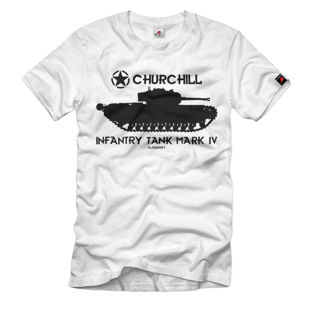 Churchill Panzer Infantry Tank Mark IV Sturmpanzer Commonwealth T-Shirt  #32944