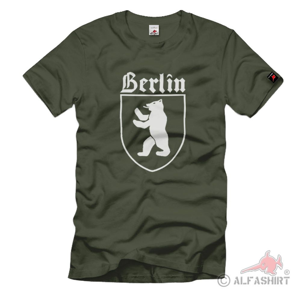 Berlin Wappen Stadt Hauptstadt Bär Abzeichen Emblem - T Shirt #1334