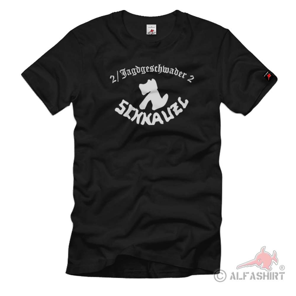 2-JG2 2nd Squadron Jagdgeschwader 2 Schnauzl T Shirt # 1820