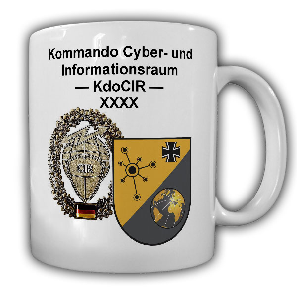 Tasse Kommando Cyber- und Informationsraum KdoCIR Bundeswehr Wappen#22123