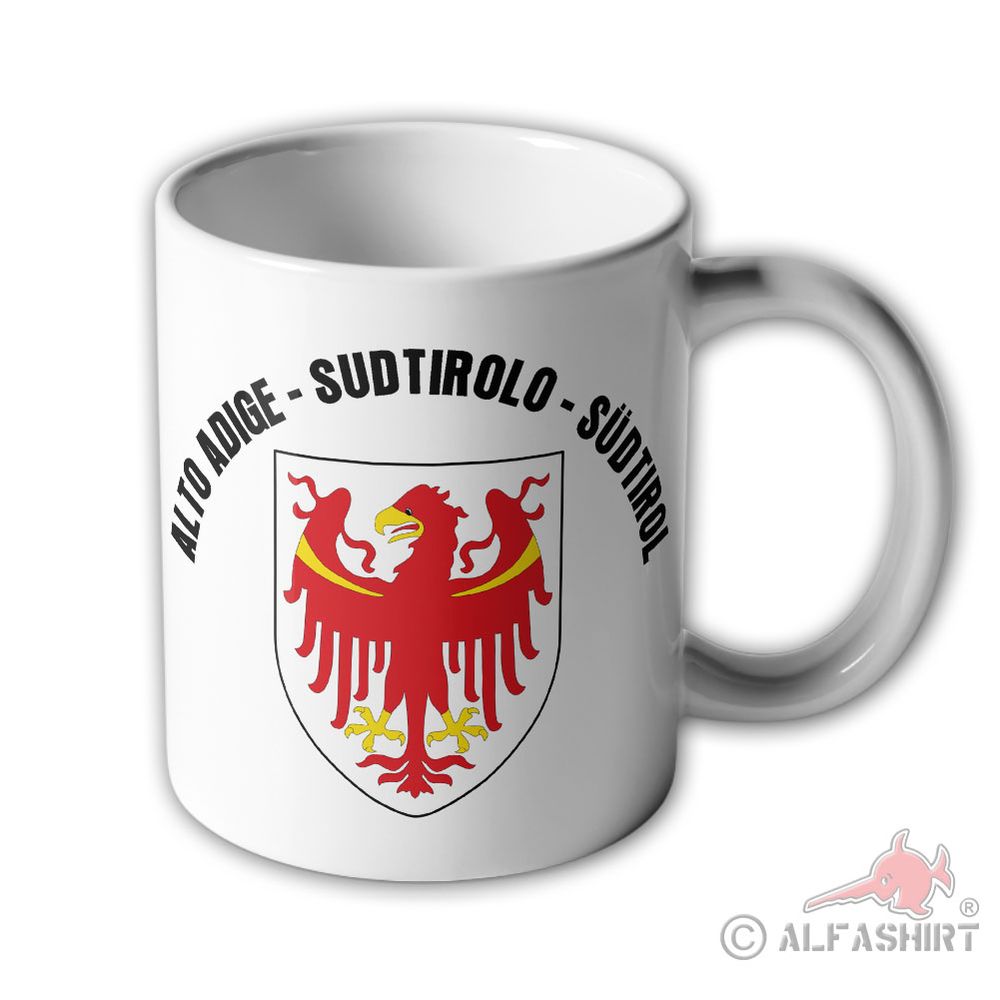 Tasse Alto Adige Sudtirolo Südtirol Italien Wappen Adler Abzeichen #34158