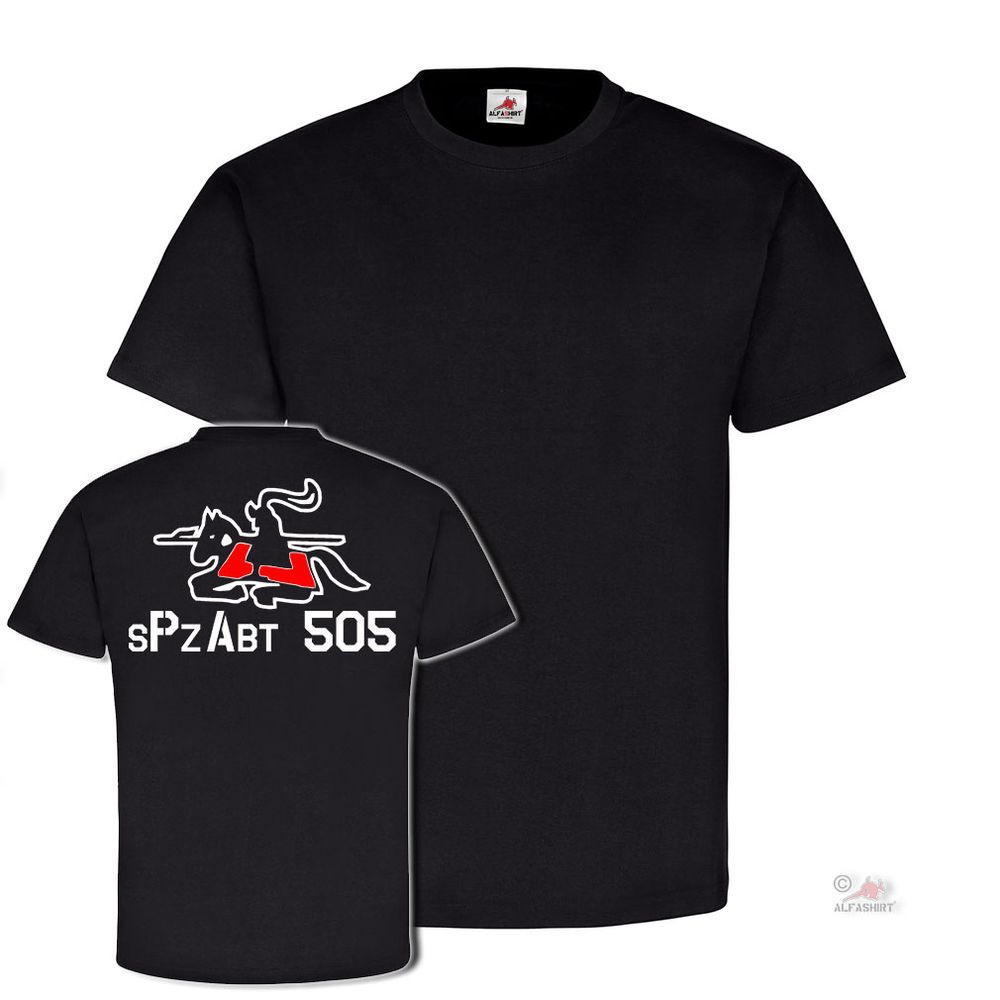 Tiger 1 sPzAbt 505 Schwere Panzer Abteilung Ritter Reiter Kurland T-Shirt#19966