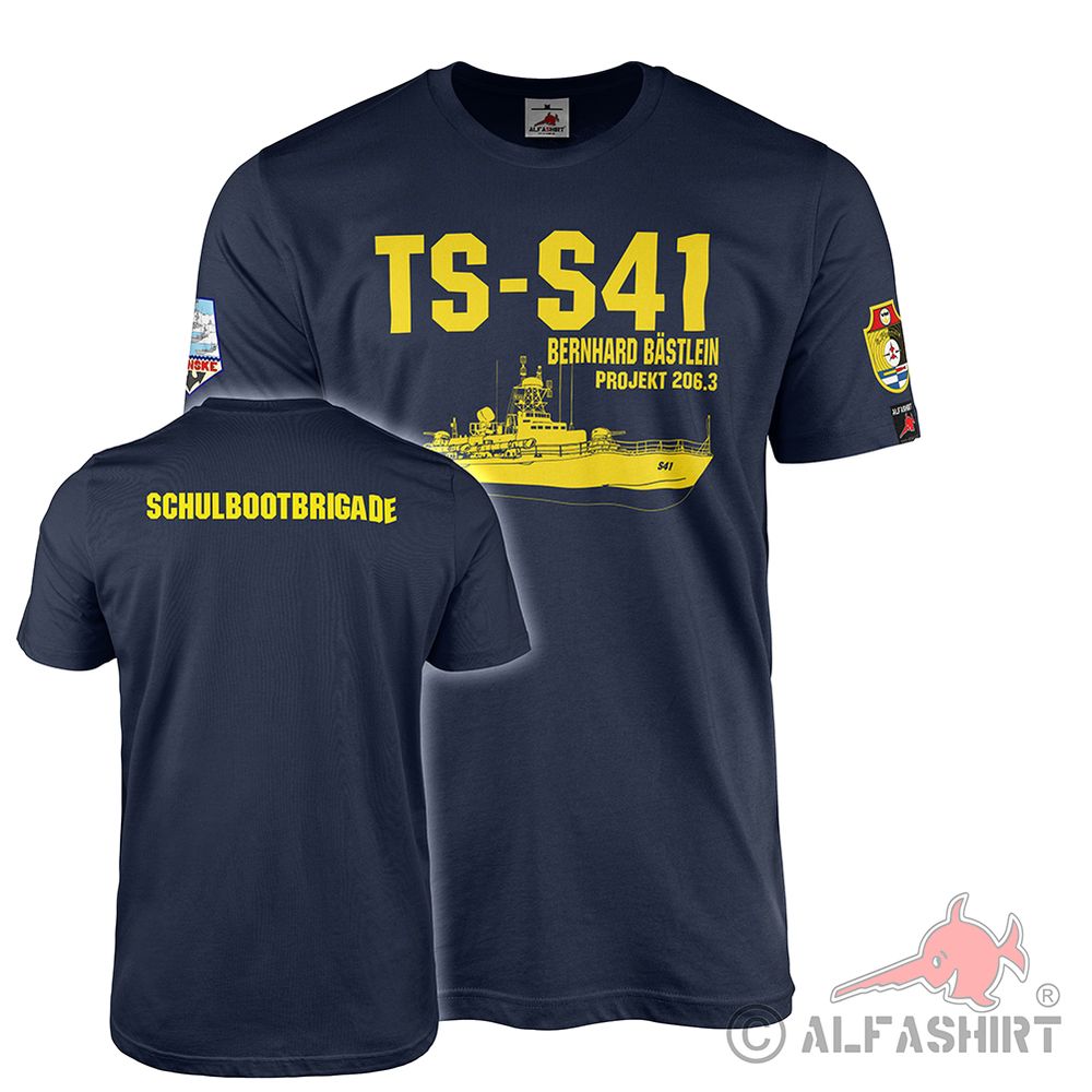 T-Shirt TS S41 Bernhard Bästlein torpedo boat project 206 NVA #44740