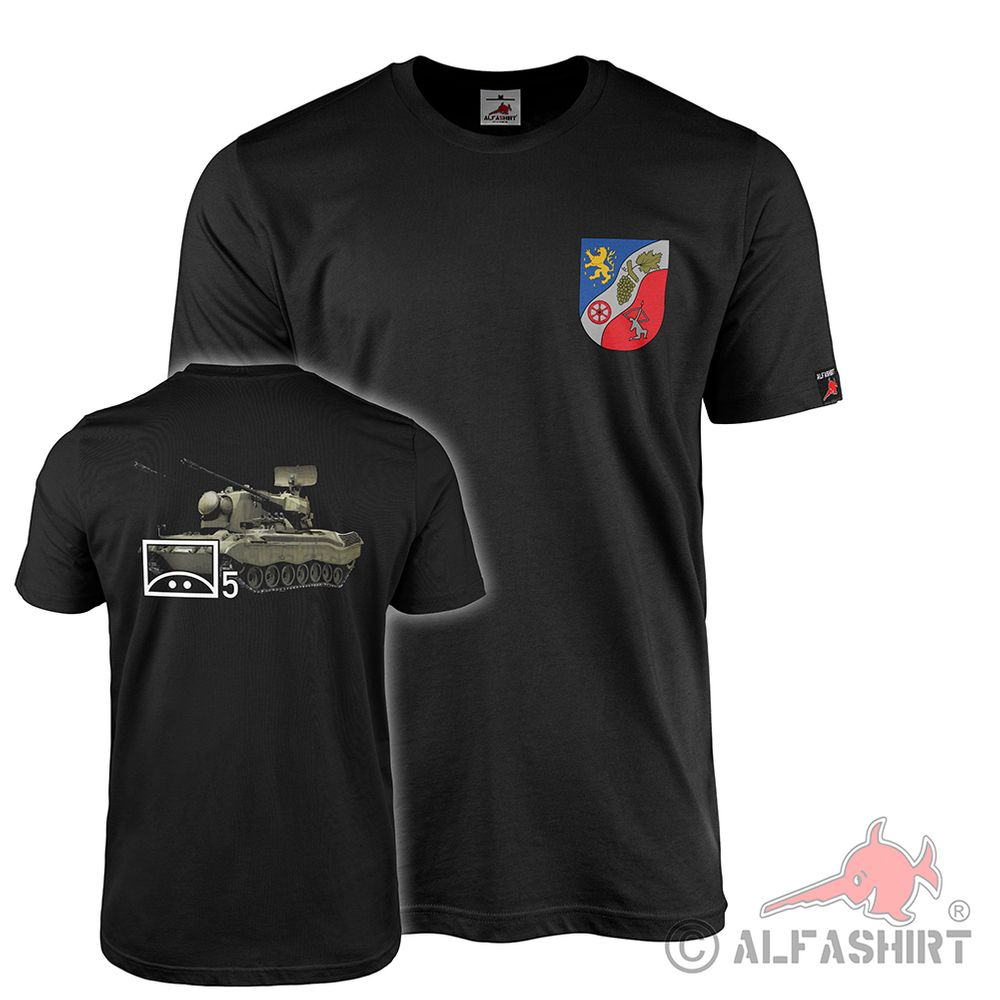 FlaRgt 5 Gepard Regiment Einheit Truppe Einsatz Taktisches Zeichen T-Shirt#43000