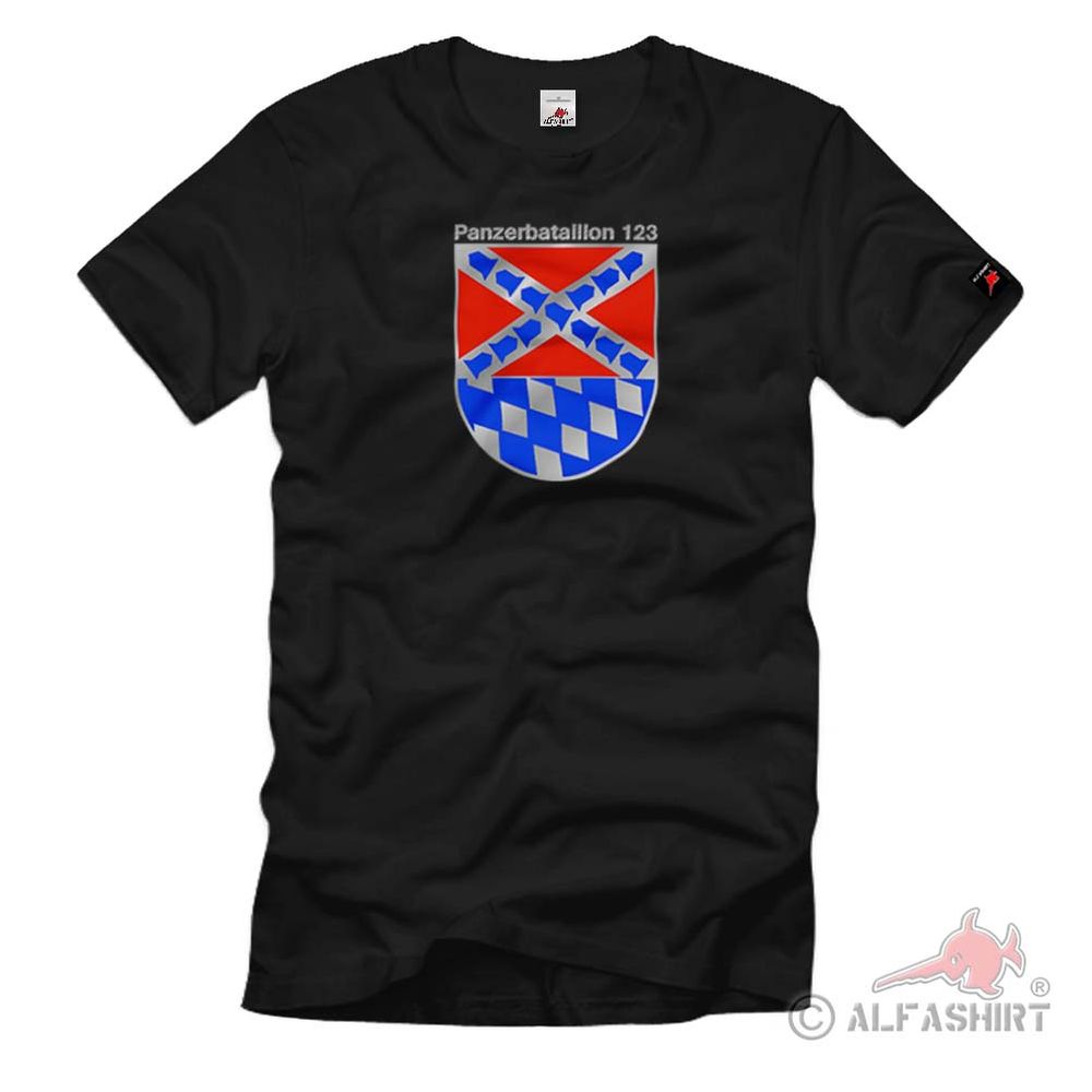 PzBtl 123 Panzerbataillon Bundeswehr Wappen Logo T Shirt#1817