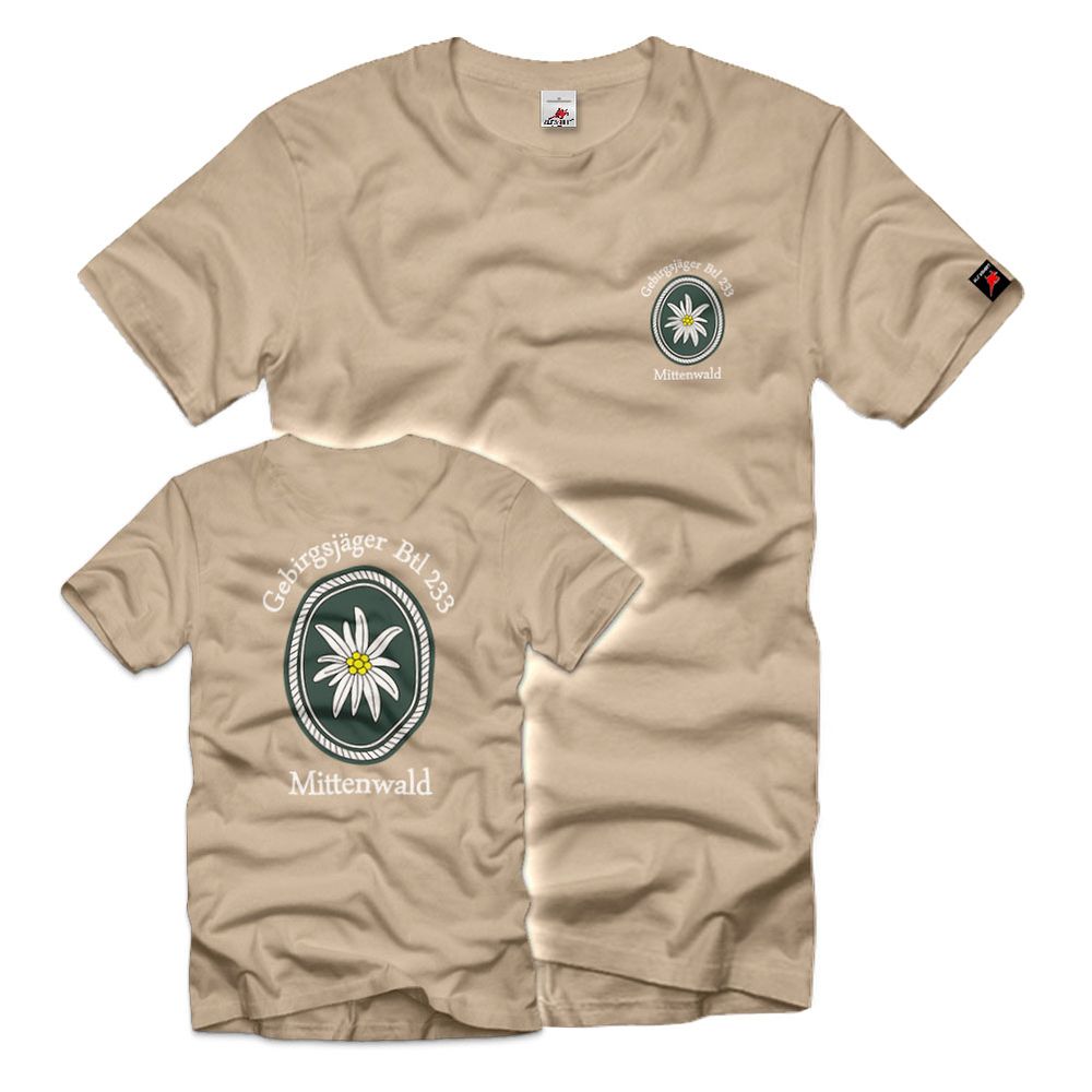 Gebirgsjäger Btl 233 Mittenwald GebJgBtl Bundeswehr Edelweiß Wappen #25144