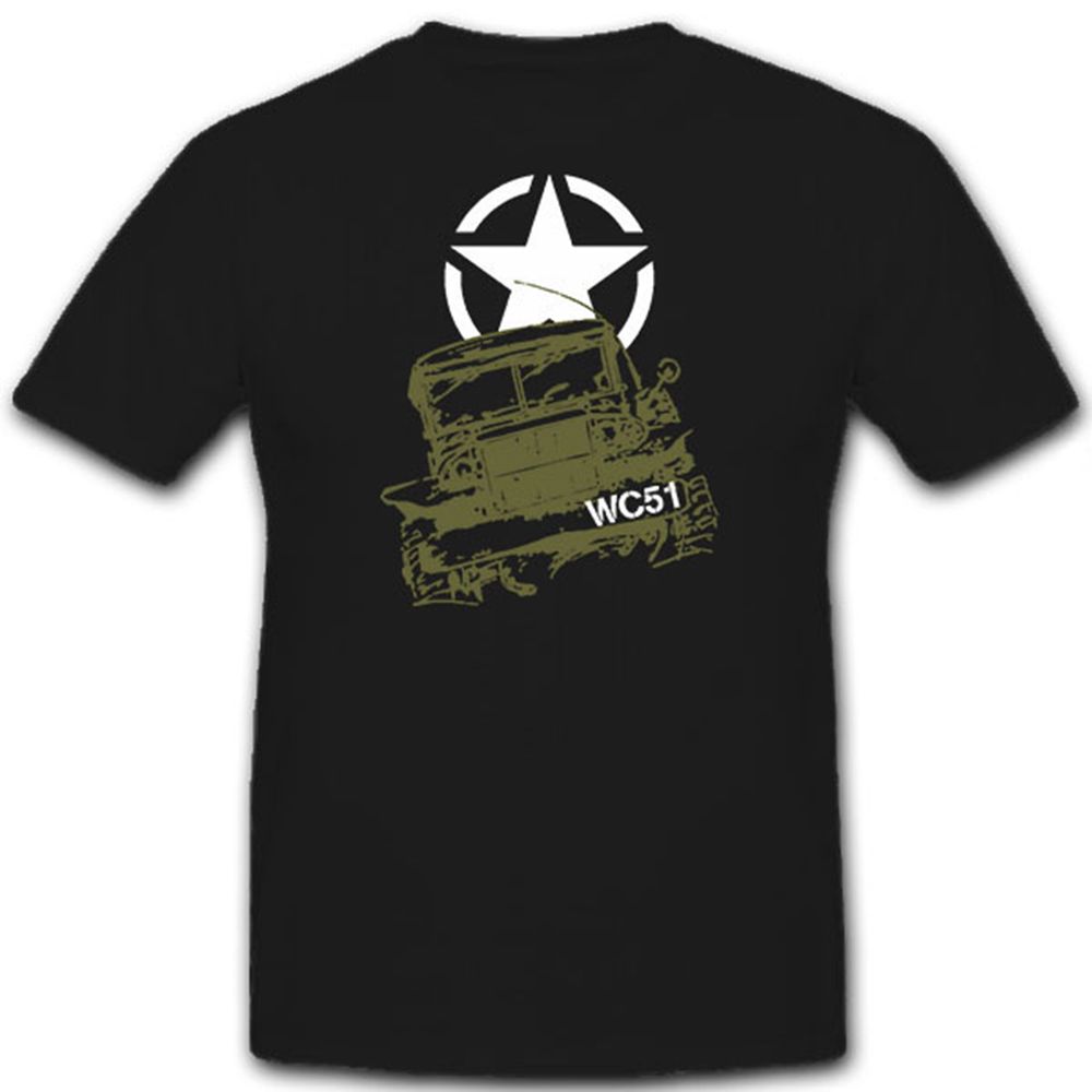 
	
	
WC 51 US United States Army LKW Fahrzeug WK 2 Geländewagen - T Shirt #9112
