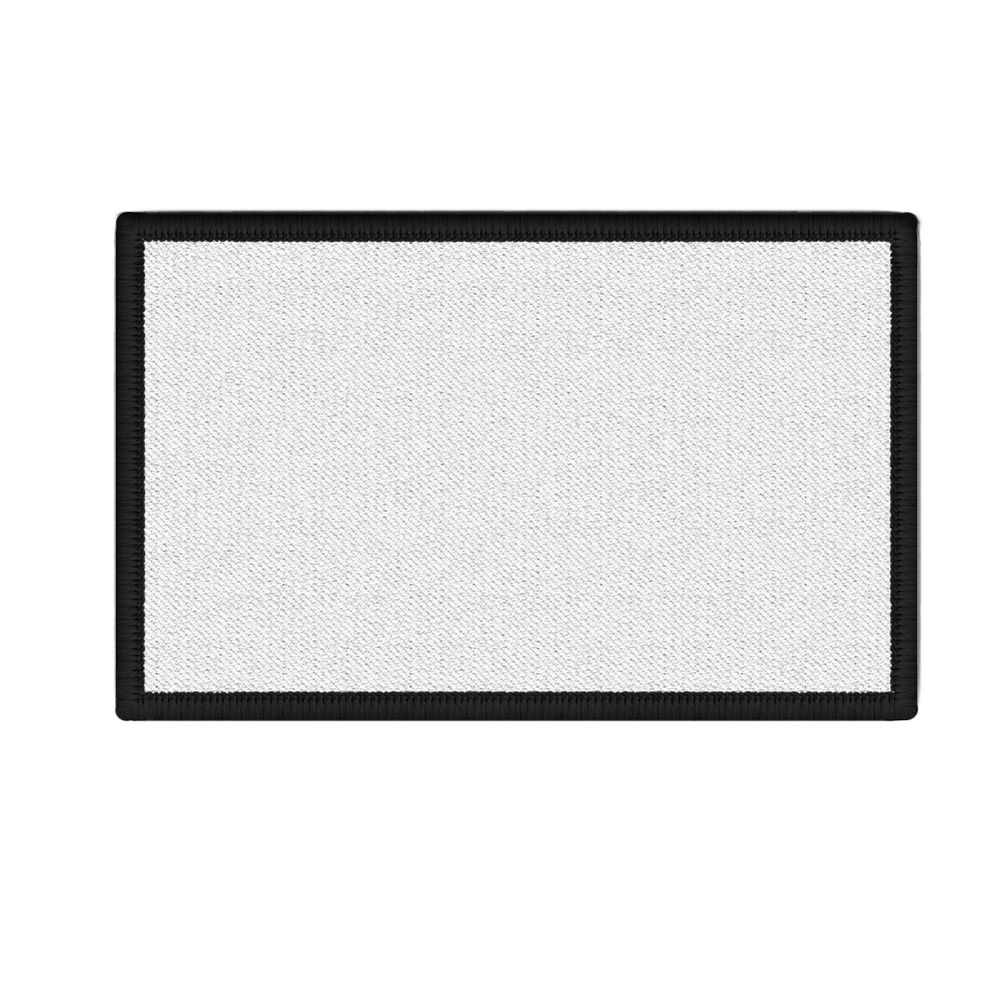 Patch Rechteck Aufnäher Sublimationsdruck  Wappen Flausch 12x7cm #25689