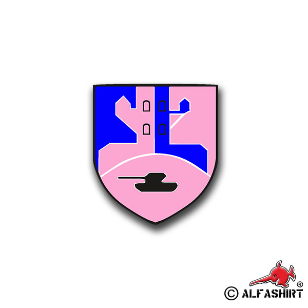 Sticker Tank Battalion 114 Leo Neuenburg Coat of Arms Emblem 6x7cm A855