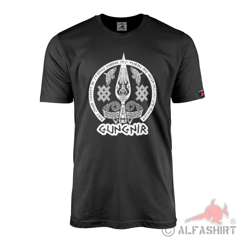 GUNGNIR Spear Odin Viking God T-Shirt#44321