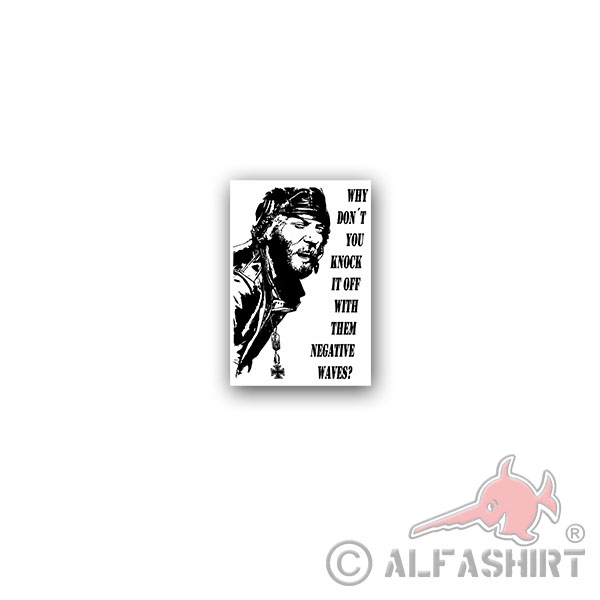 Aufkleber/Sticker Kelly's Heroes Negative Waves Stoßtrupp Donald 5x7cm A3475