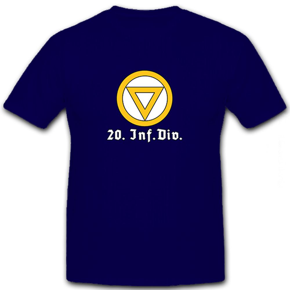 20Infdiv 20 Infanteriedivision Wh Wk Militär Abzeichen Wappen - T Shirt #5722
