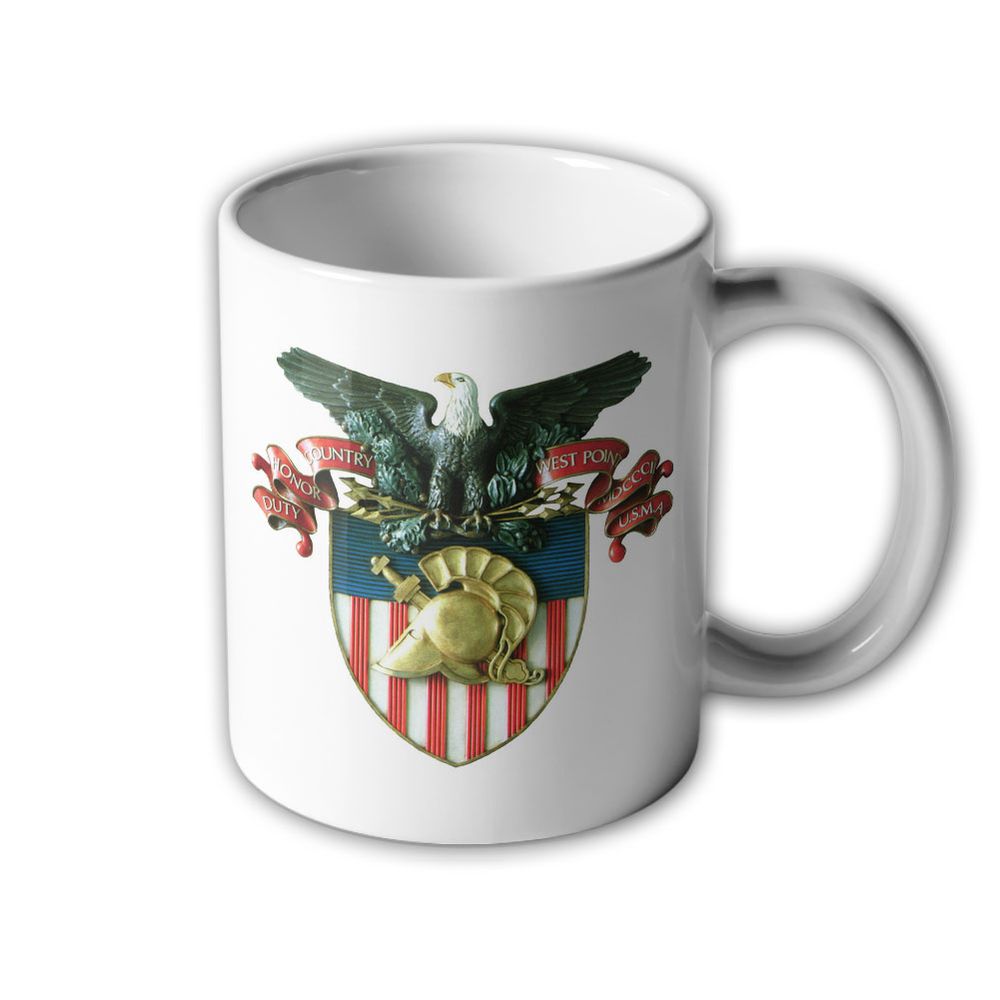 Tasse United States Military Academy West Point USMA US Army Abzeichen #33020