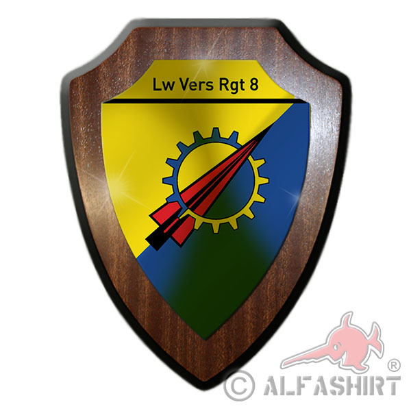 Heraldic shield LwVersRgt 8 Air Force Supply Regiment Mechernich # 19492
