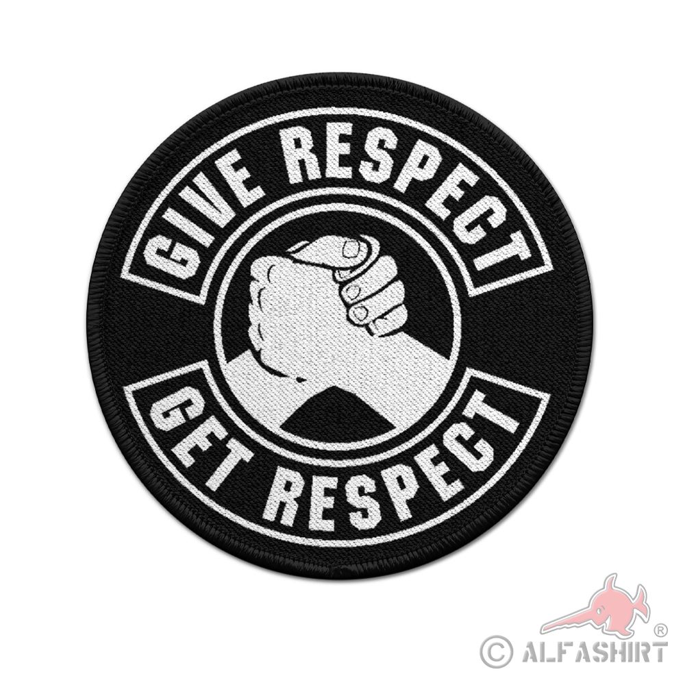 Patch Respect Biker Rocker Veteran Soldat Give Get Bruder #39748