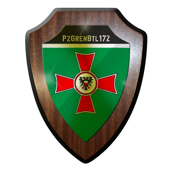 Wappenschild - PzGrenBtl 172 Panzergrenadierbataillon Panzer Grenadiere Bw #8866
