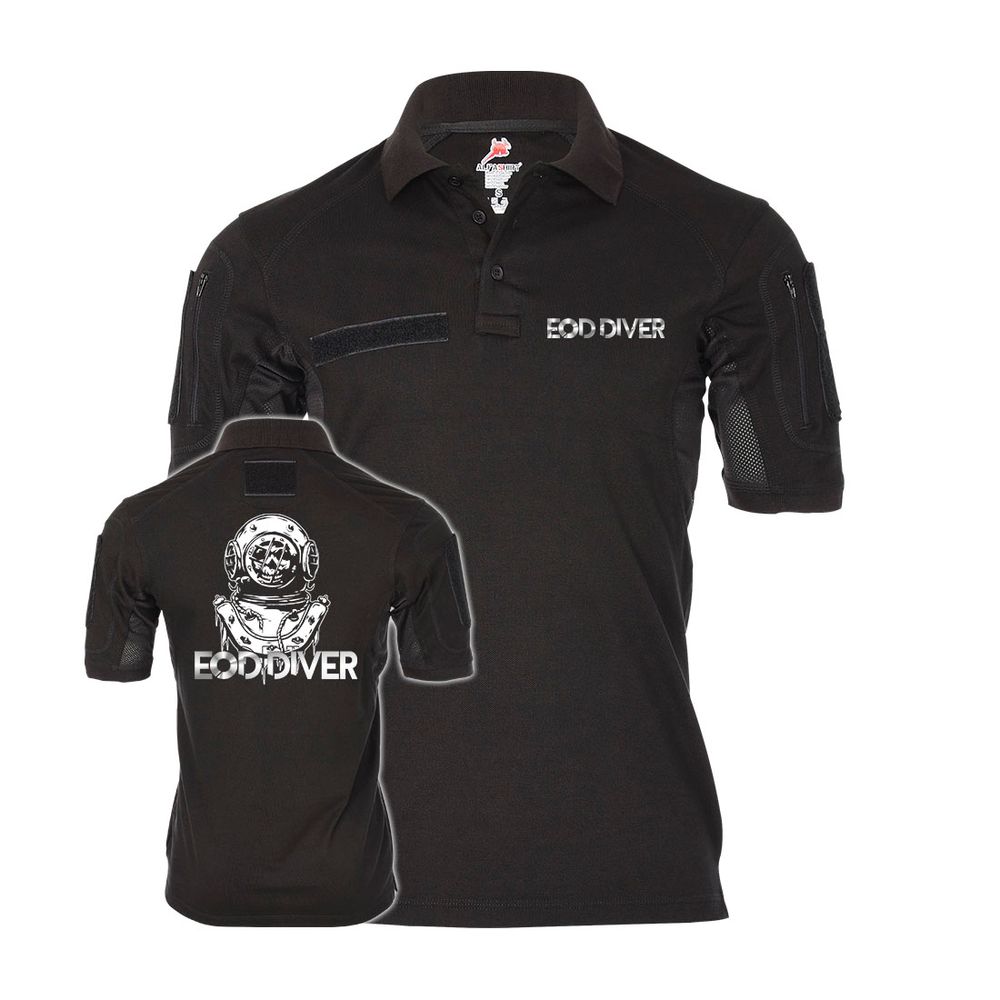 Tactical polo shirt EOD Diver ordnance elimination badge divers # 31420