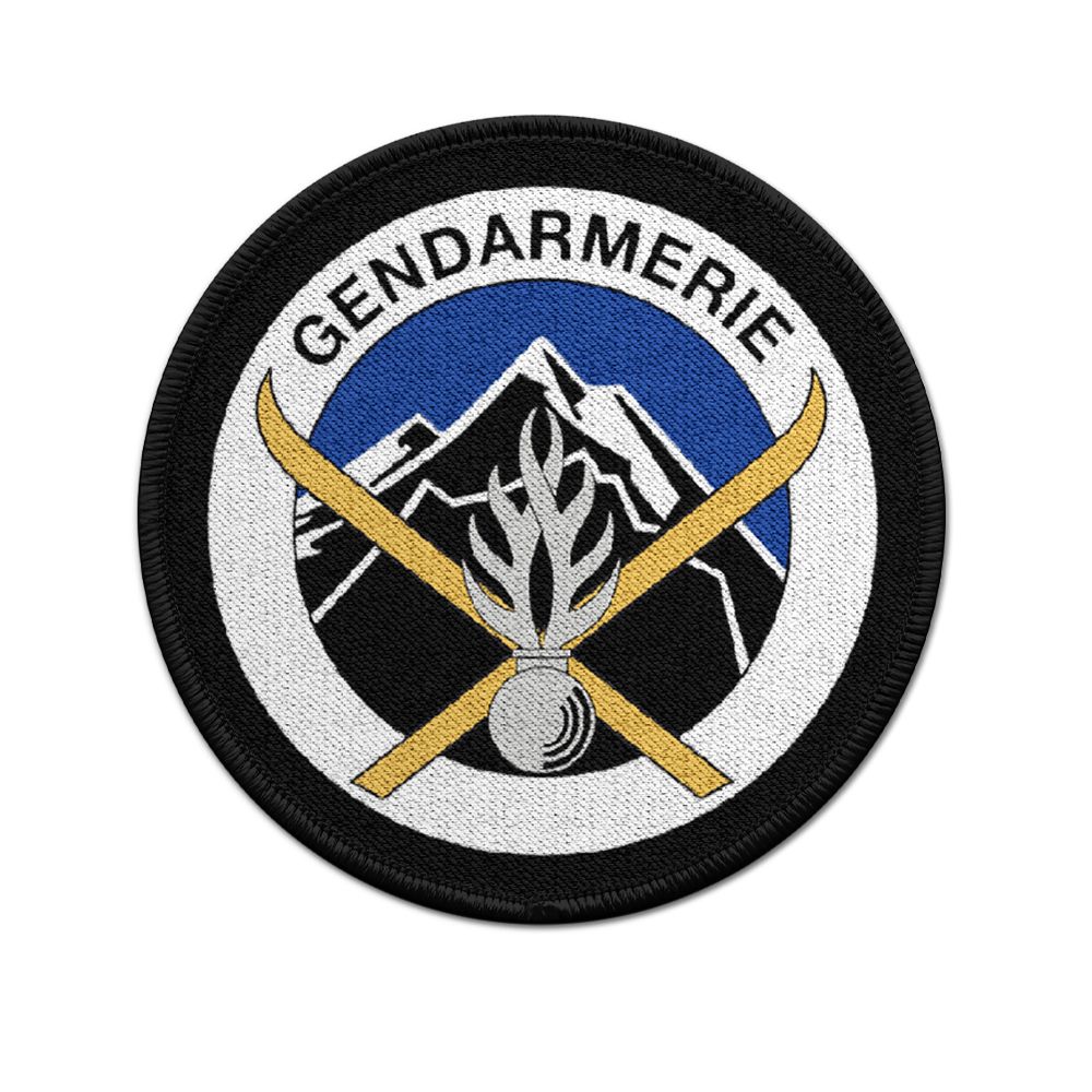 Patch Montagne Gendarmerie Alpen Frankreich Polizei Aufnäher #33988