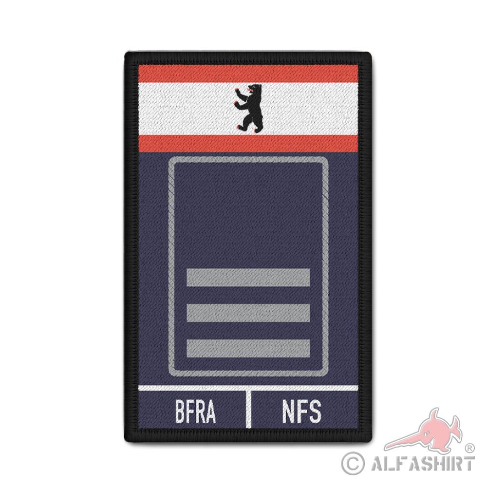 Rank Patch Feuerwehr Brandamtmann Berlin BFRA NFS Feuer Brandwehr #40770