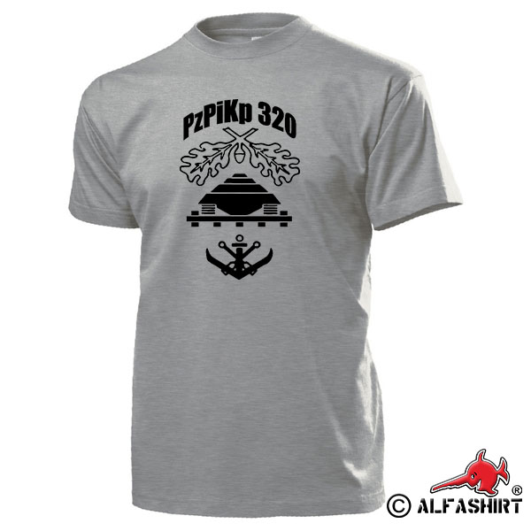 PzPiKp 320 Panzerpionierkompanie Panzer Pionier Kompanie BW - T Shirt # 15639